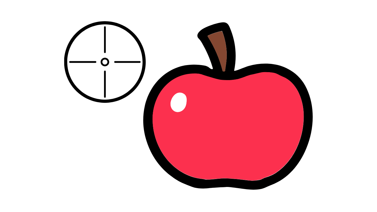 Shoot the Apples Game
